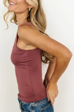 Baltic Born Liz Tank Top | Dark Mauve