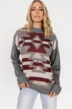 Baltic Born Lolo Knit Sweater | Gray Multi