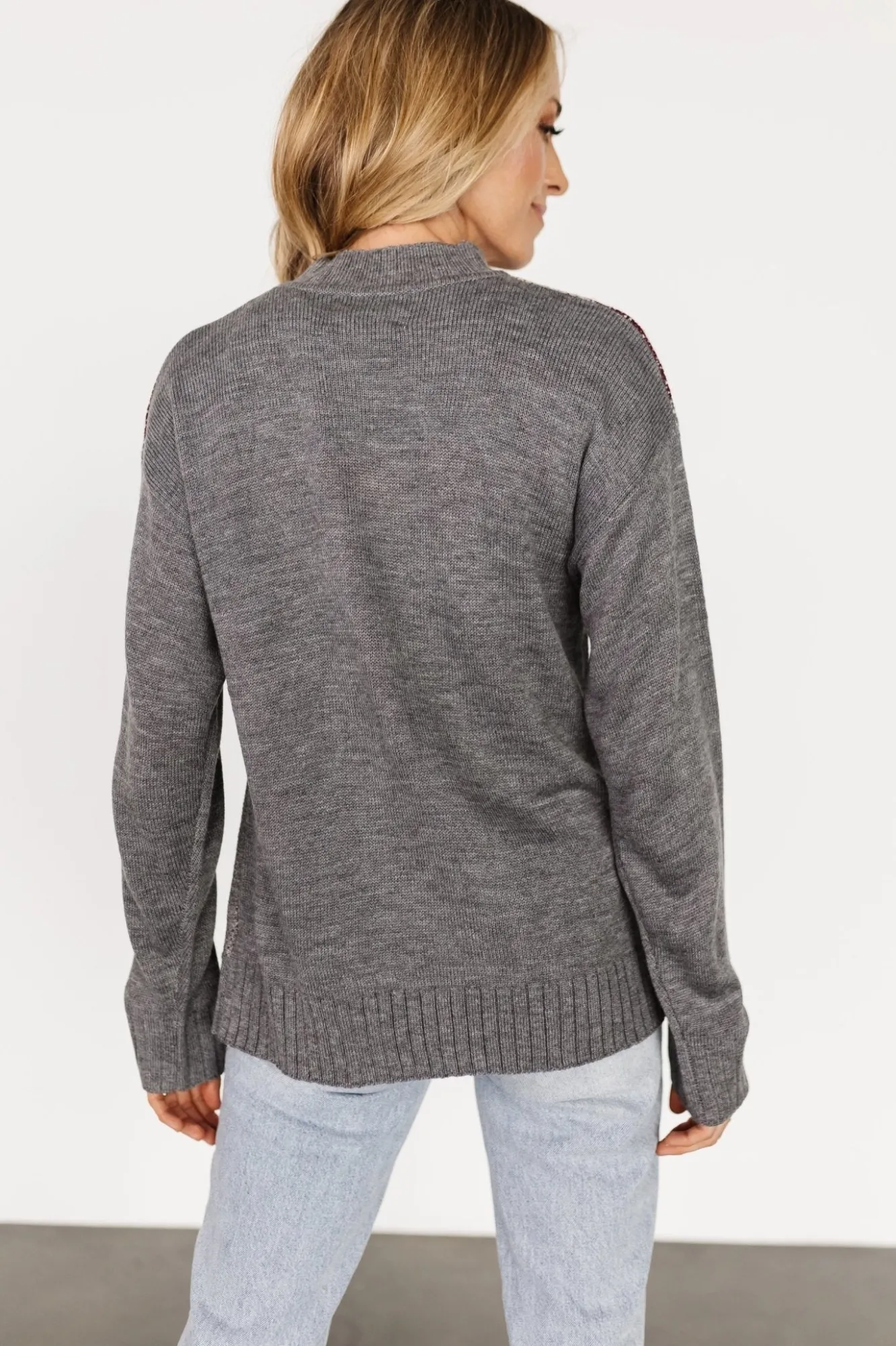 Baltic Born Lolo Knit Sweater | Gray Multi