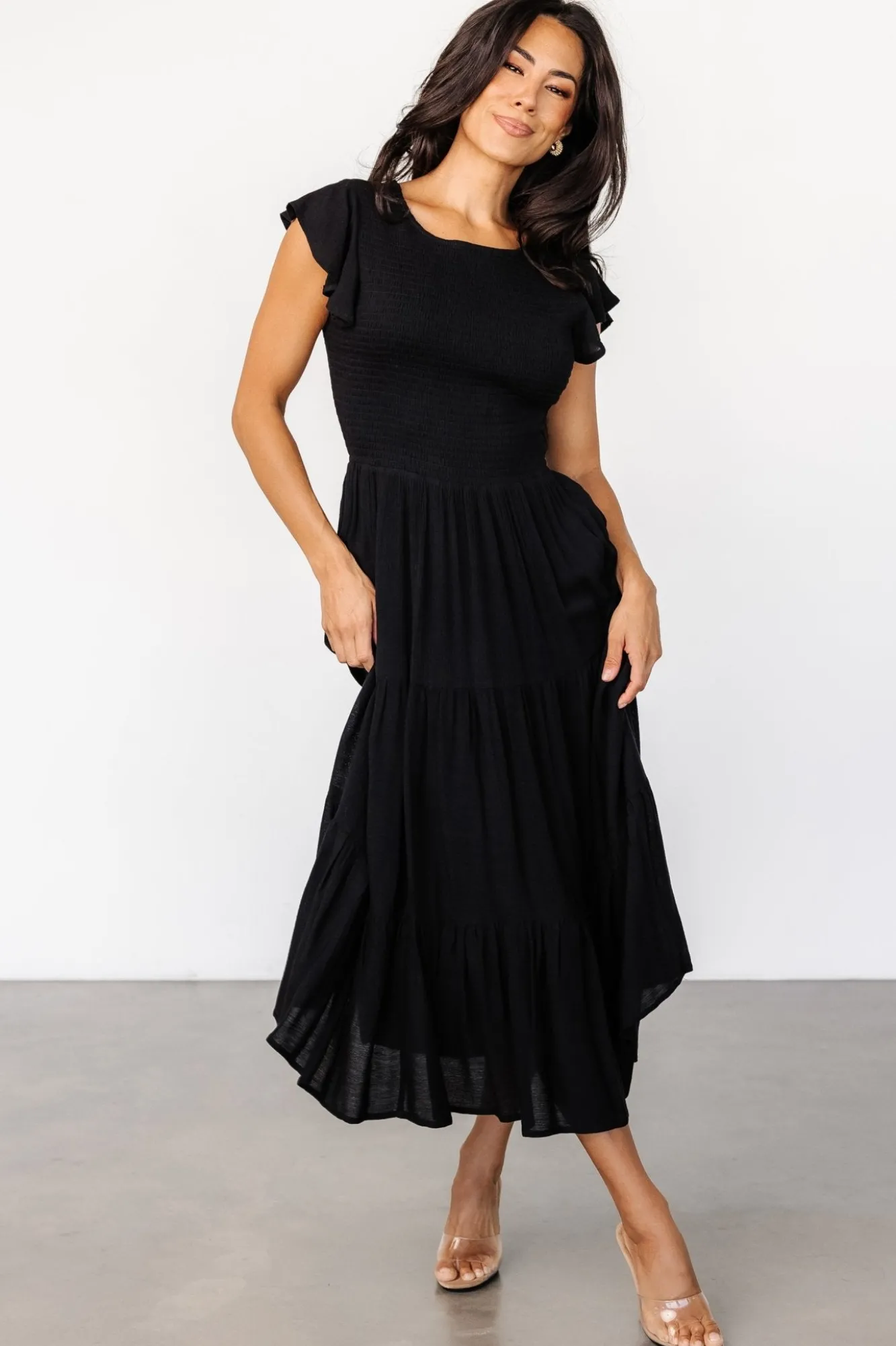 Baltic Born Loretta Smocked Midi Dress |