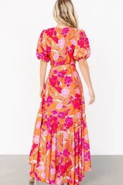 Baltic Born Lori Maxi Dress | Orange + Pink Floral