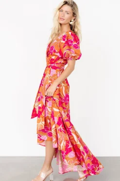 Baltic Born Lori Maxi Dress | Orange + Pink Floral