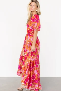 Baltic Born Lori Maxi Dress | Orange + Pink Floral