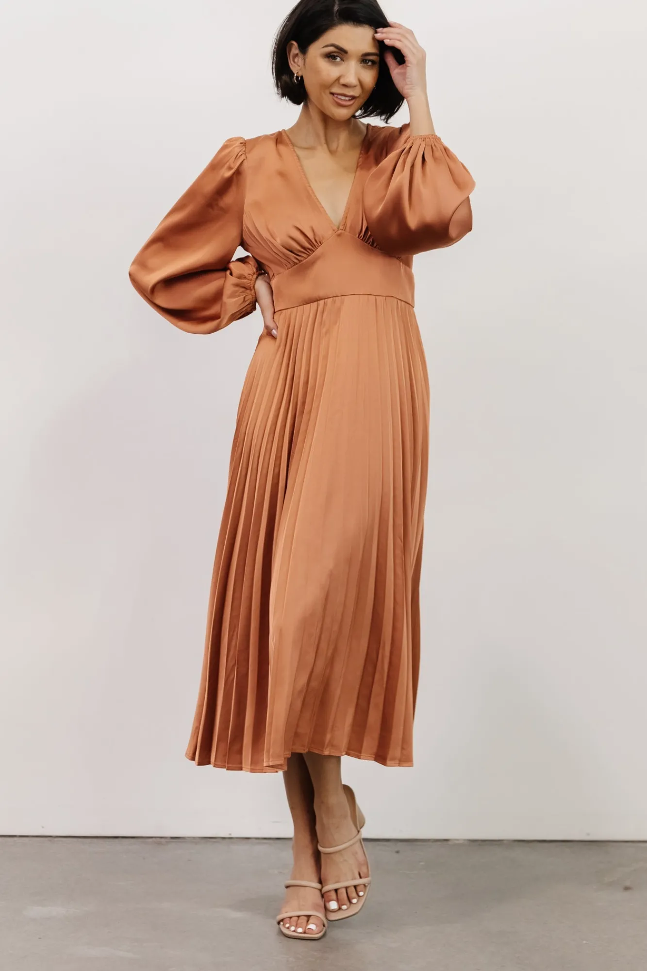 Baltic Born Louie Pleated Midi Dress |