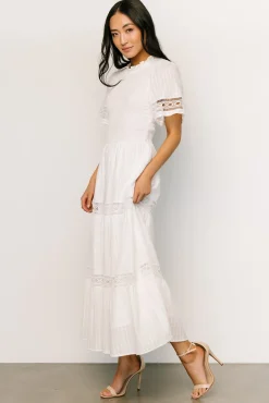 Baltic Born Loveland Geo Lace Maxi Dress | Off White