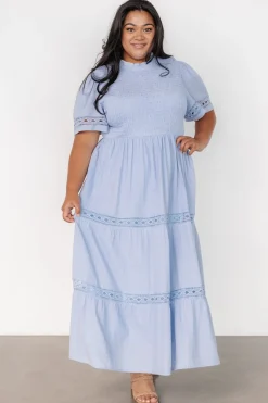 Baltic Born Loveland Geo Lace Maxi Dress | Light Blue
