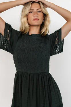 Baltic Born Loveland Geo Lace Maxi Dress | Dark Green