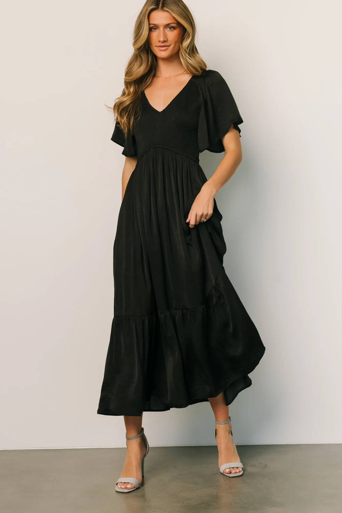 Baltic Born Lovell Smocked Midi Dress |