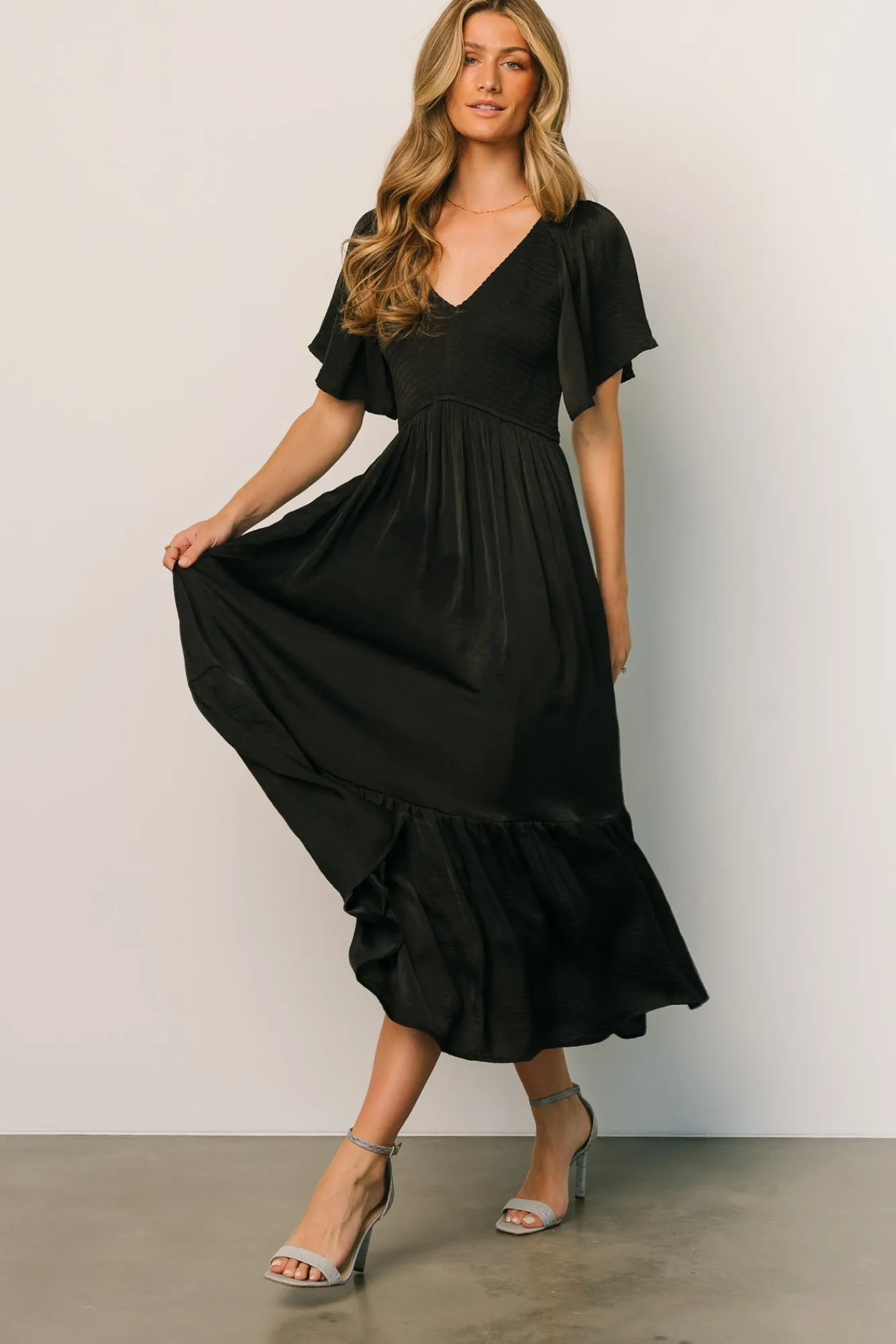 Baltic Born Lovell Smocked Midi Dress |