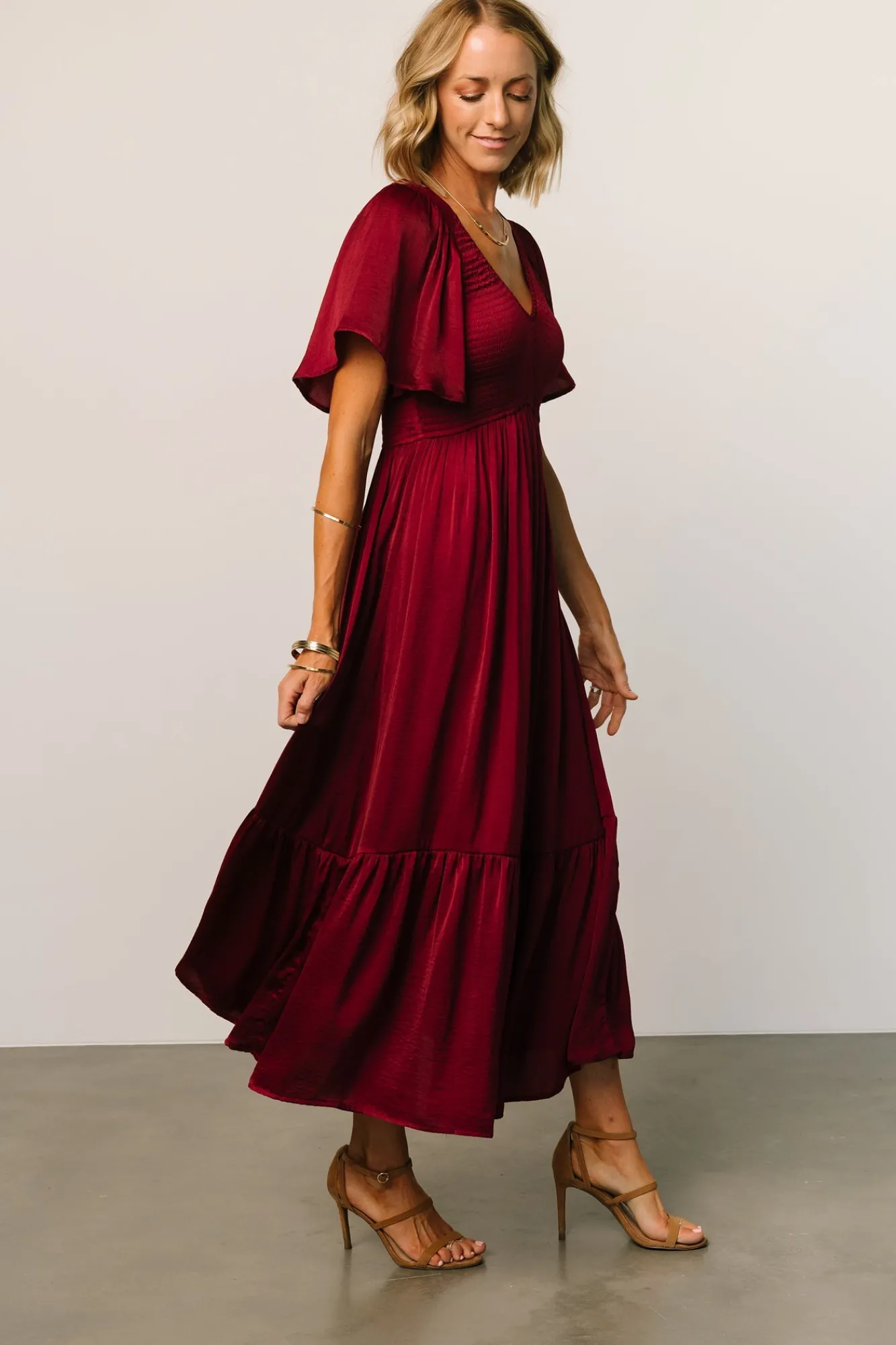 Baltic Born Lovell Smocked Midi Dress |