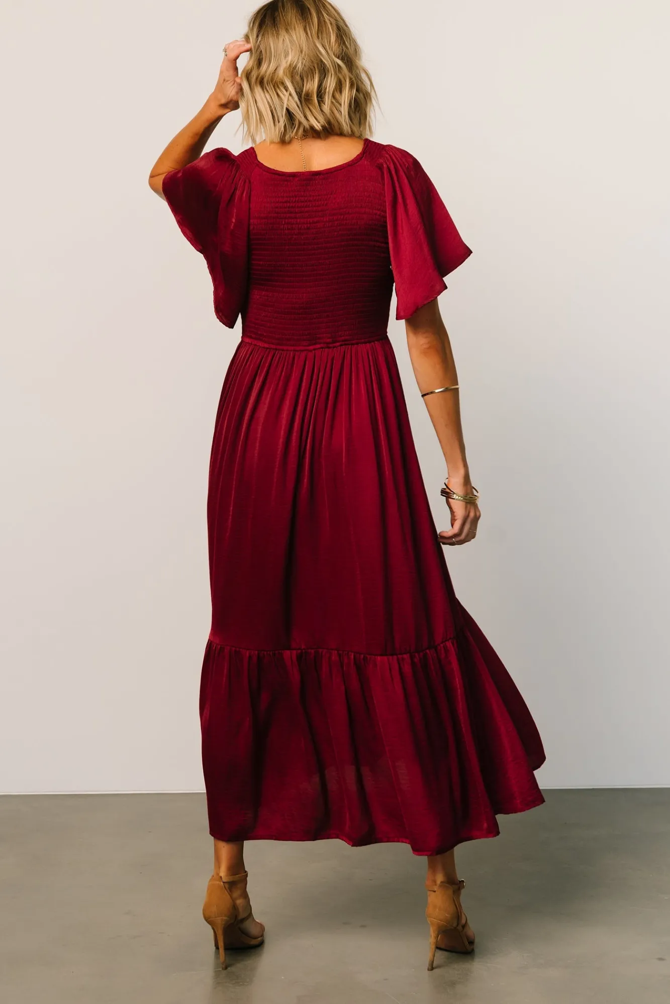 Baltic Born Lovell Smocked Midi Dress |