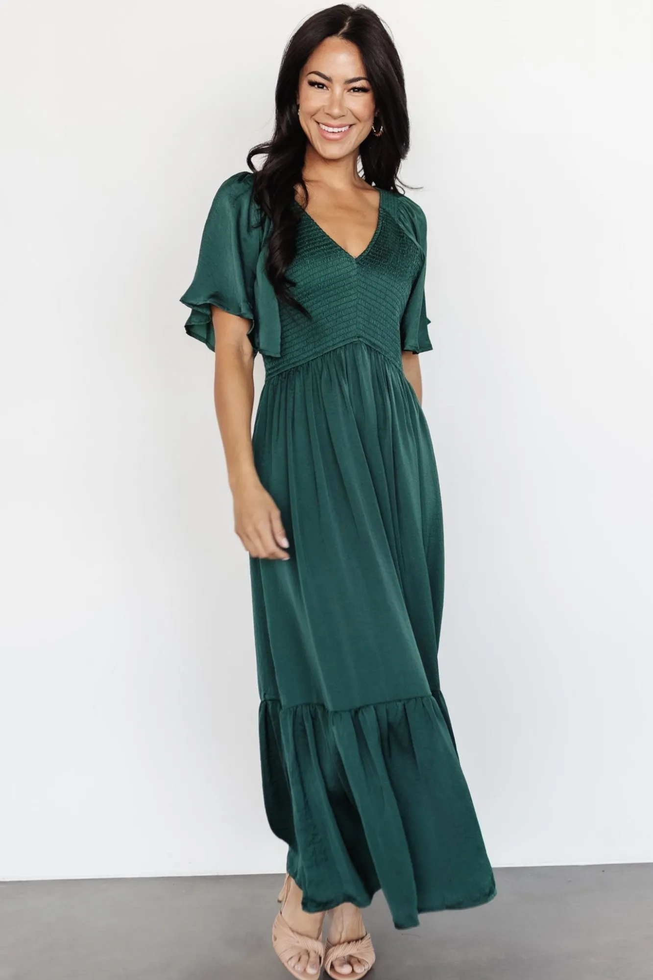 Baltic Born Lovell Smocked Midi Dress |