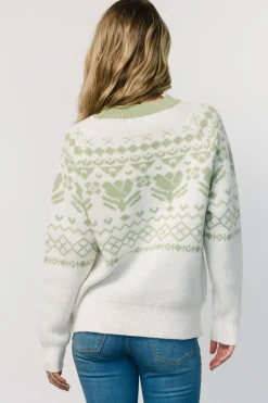 Baltic Born Lucerne Sweater | Ivory + Sage