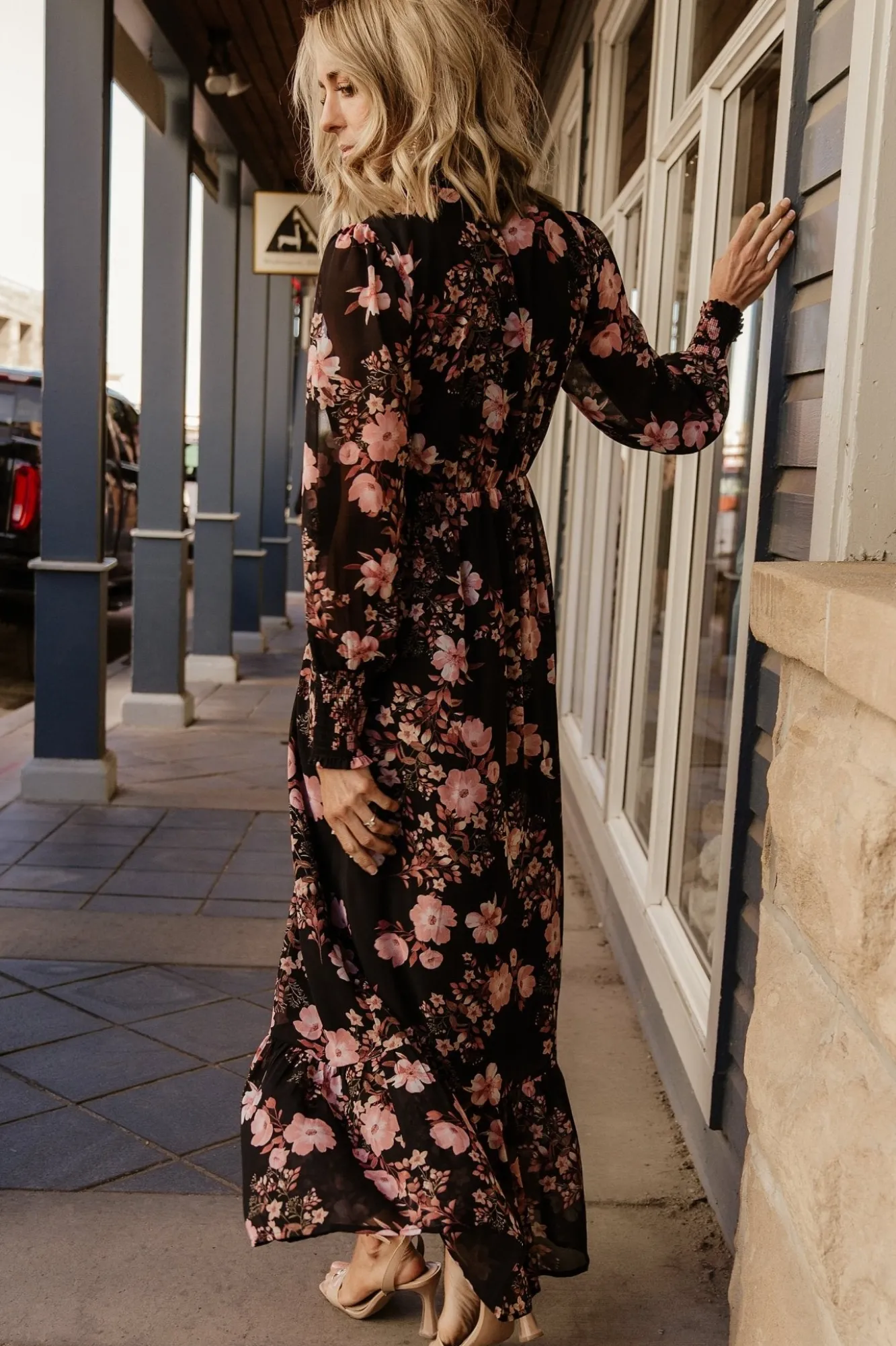 Baltic Born Luciana Maxi Dress | Black + Mauve