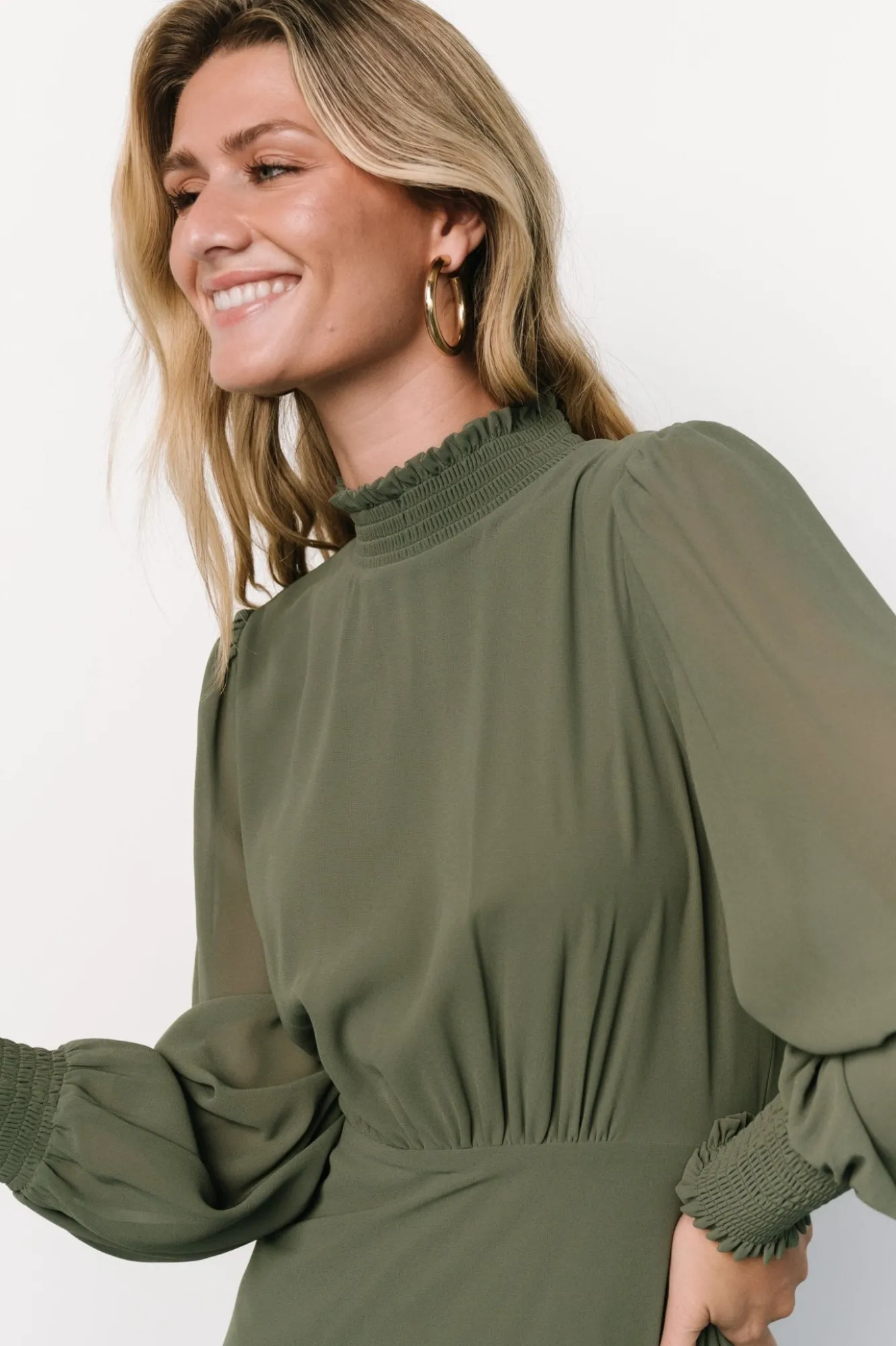 Baltic Born Luciana Maxi Dress | Dark Sage