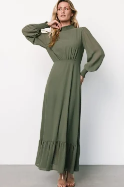 Baltic Born Luciana Maxi Dress | Dark Sage