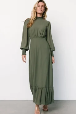 Baltic Born Luciana Maxi Dress | Dark Sage