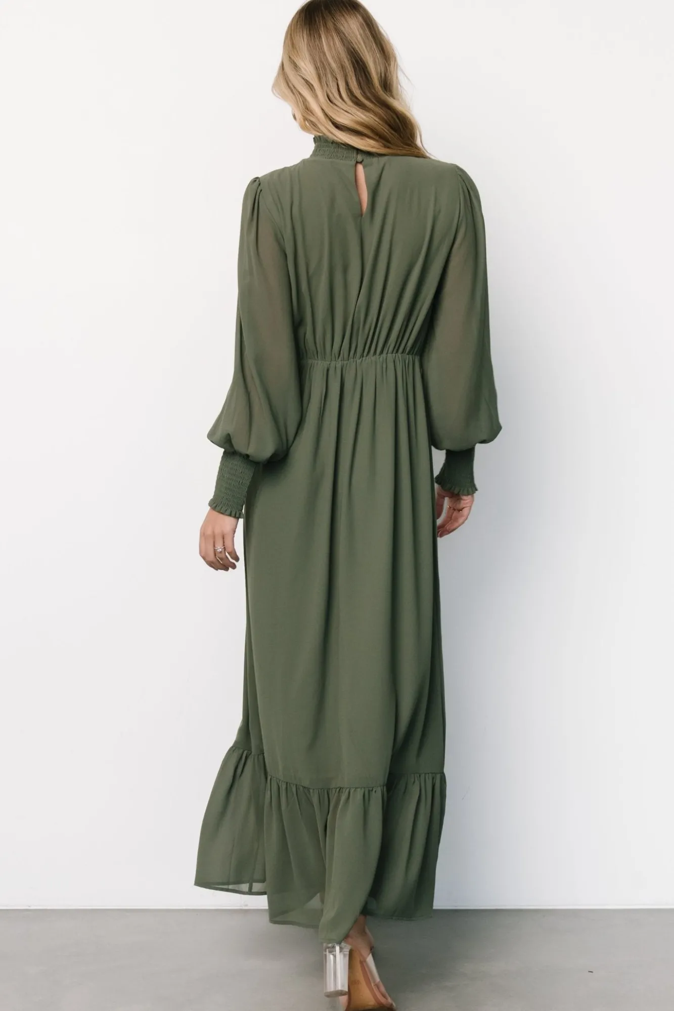 Baltic Born Luciana Maxi Dress | Dark Sage