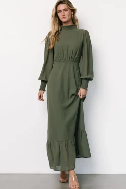 Baltic Born Luciana Maxi Dress | Dark Sage