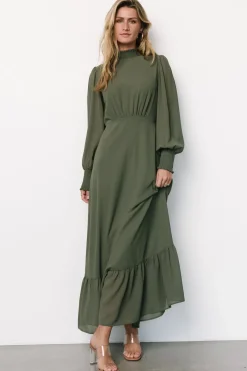 Baltic Born Luciana Maxi Dress | Dark Sage