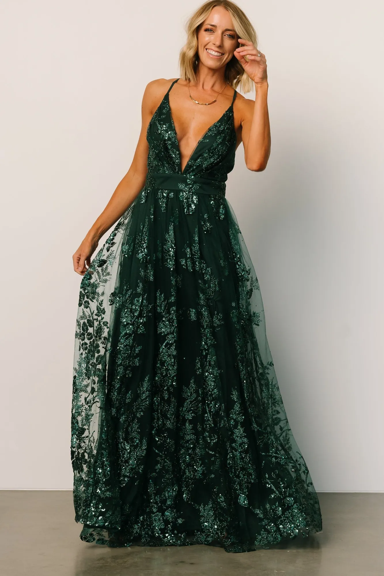 Baltic Born Lucienne Shimmer Maxi Gown |