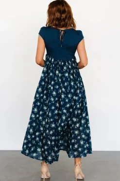 Baltic Born Lucille Maxi Dress | Dark Blue Floral