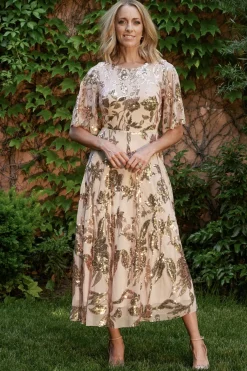 Baltic Born Lucy Sequin Dress | Rose Gold