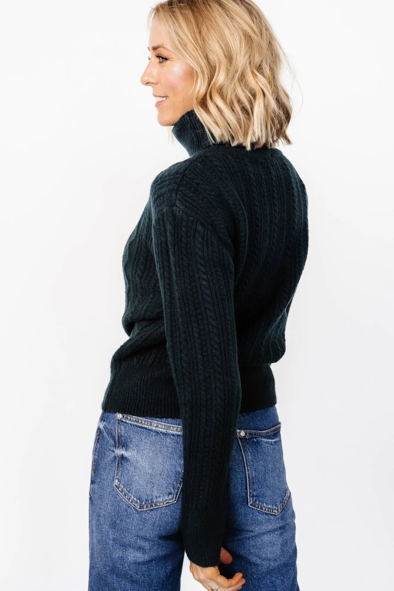 Baltic Born Luxembourg Sweater | Dark Green