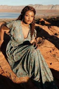 Baltic Born Lynlee Metallic Maxi Dress |