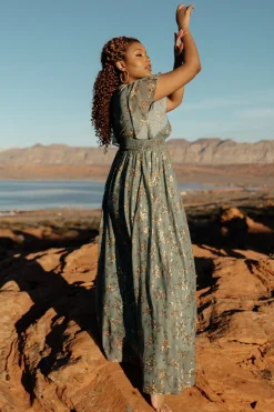 Baltic Born Lynlee Metallic Maxi Dress |