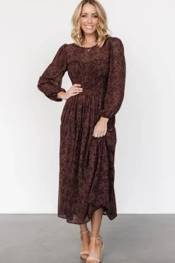 Baltic Born Madelyn Maxi Dress | Brown Floral