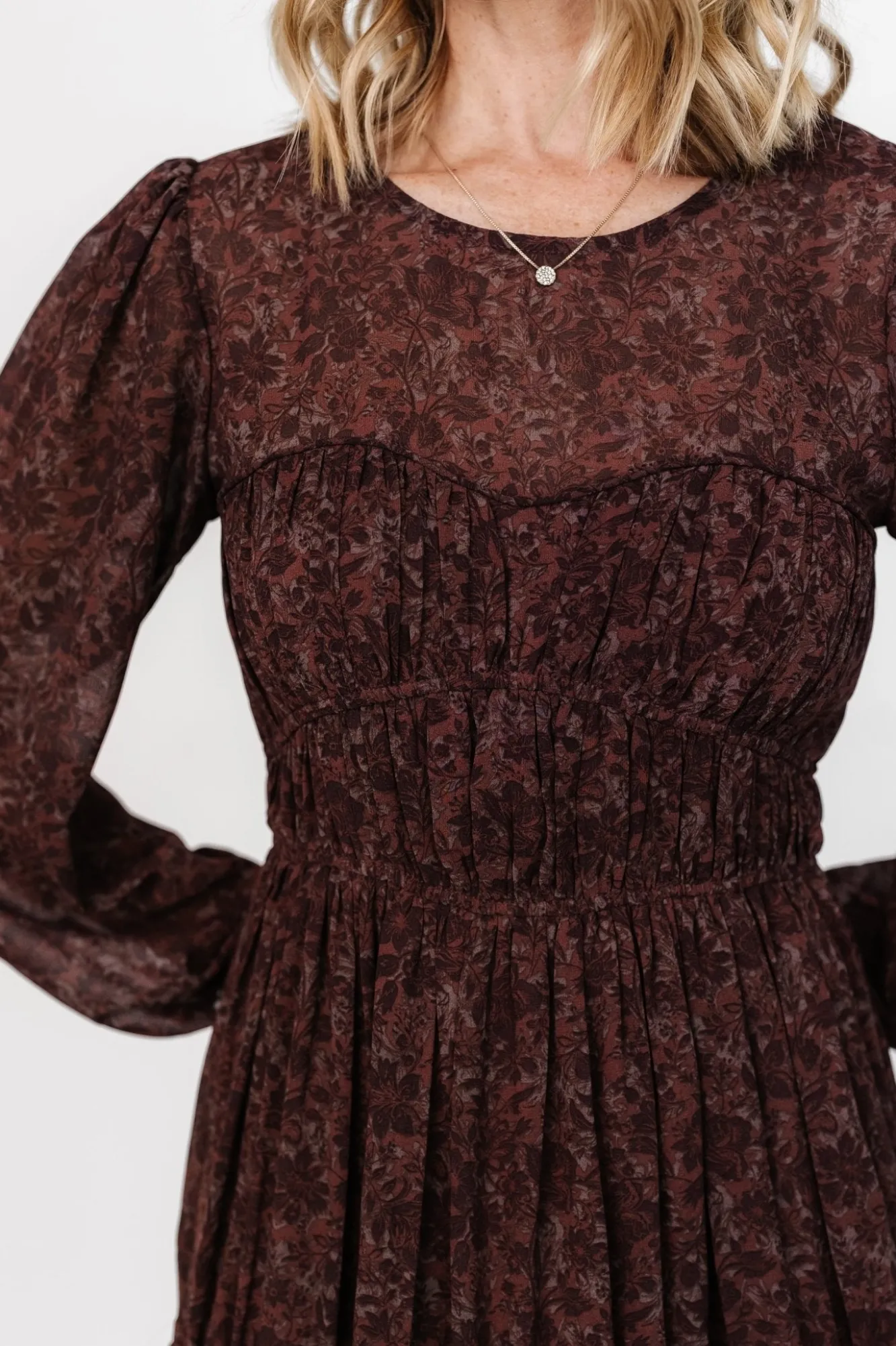 Baltic Born Madelyn Maxi Dress | Brown Floral