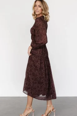 Baltic Born Madelyn Maxi Dress | Brown Floral