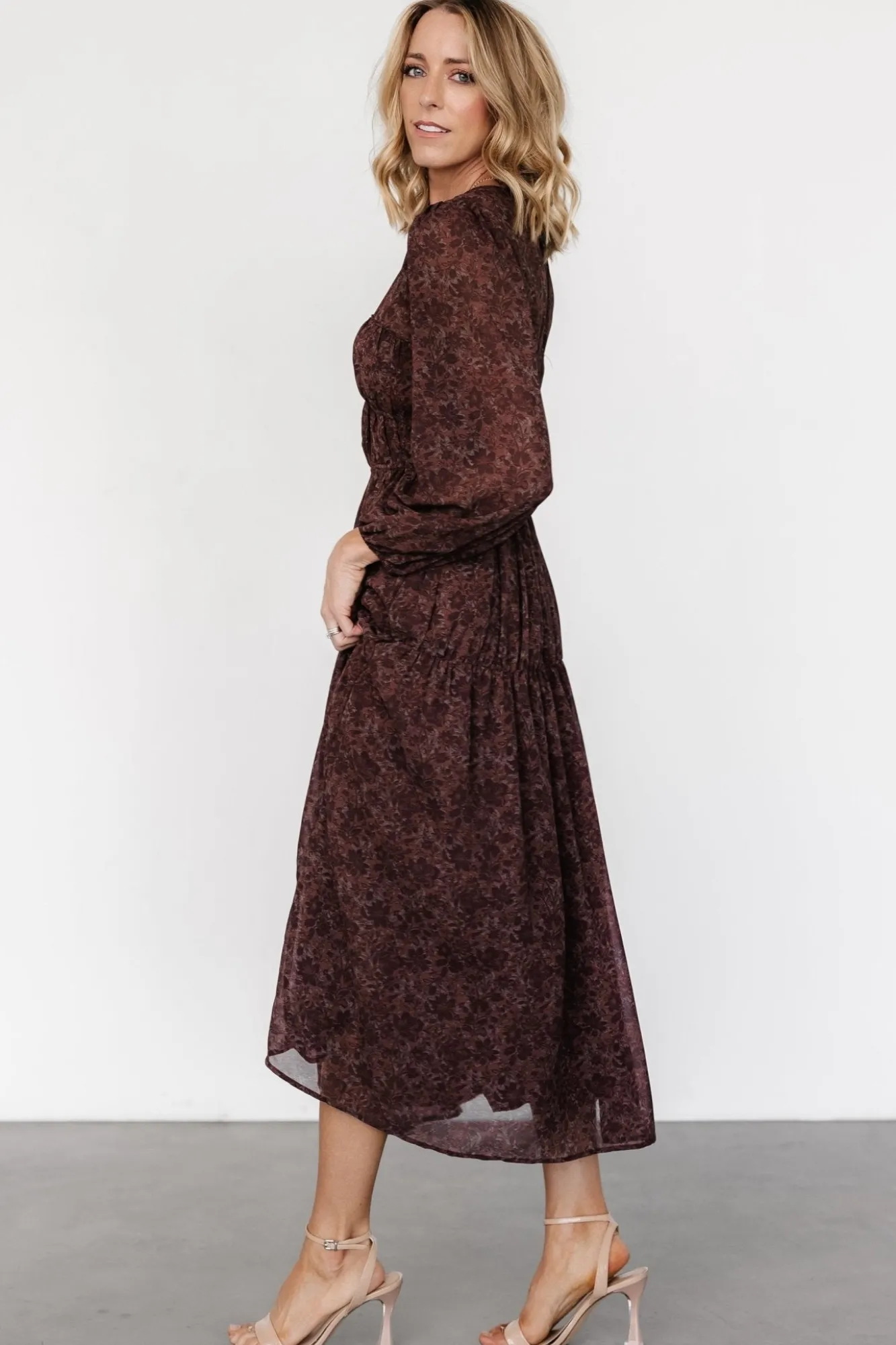 Baltic Born Madelyn Maxi Dress | Brown Floral