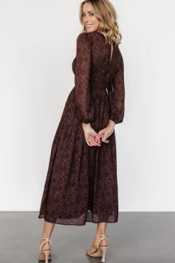 Baltic Born Madelyn Maxi Dress | Brown Floral