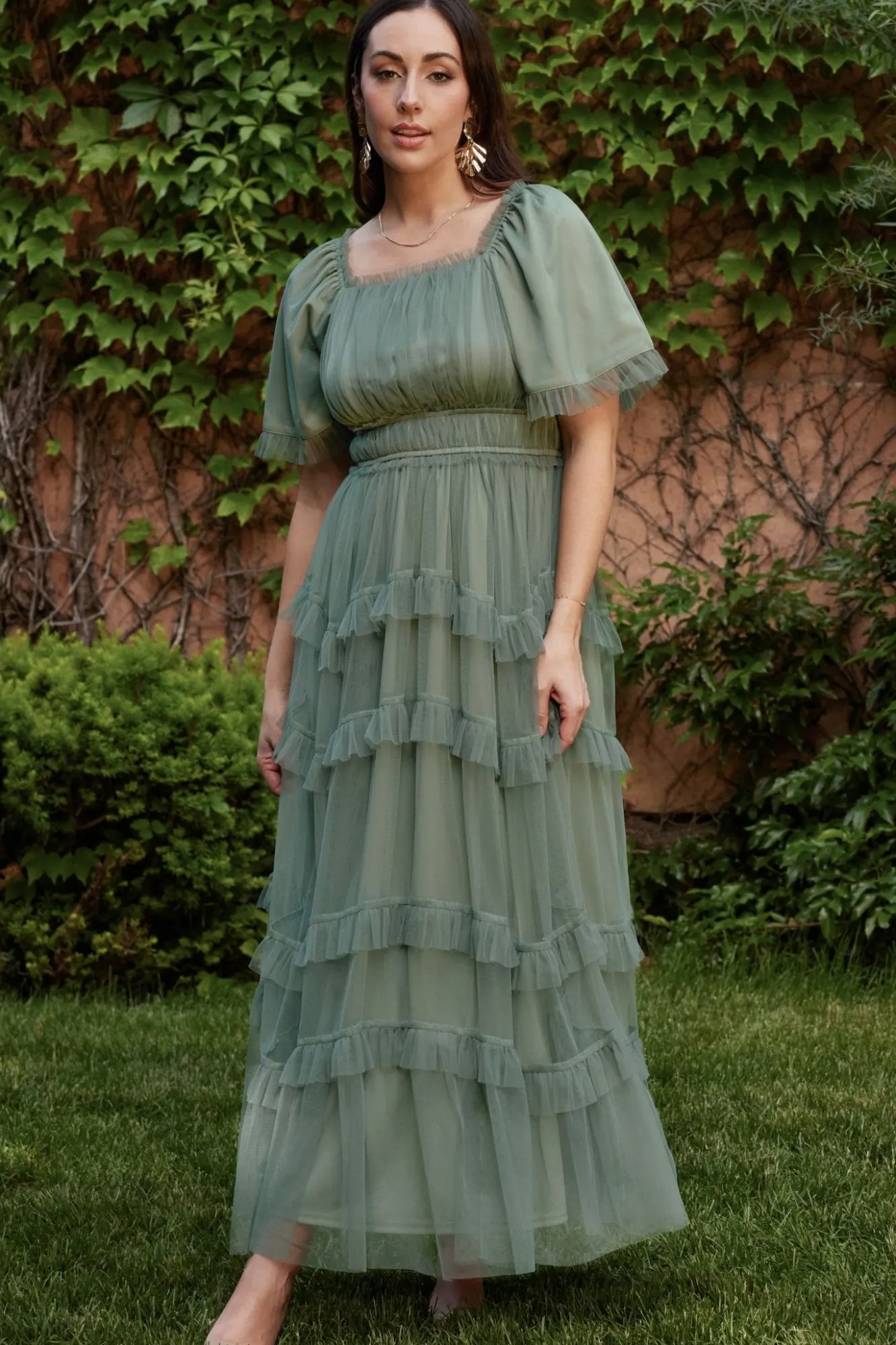 Baltic Born Magdalena Tulle Maxi Dress |