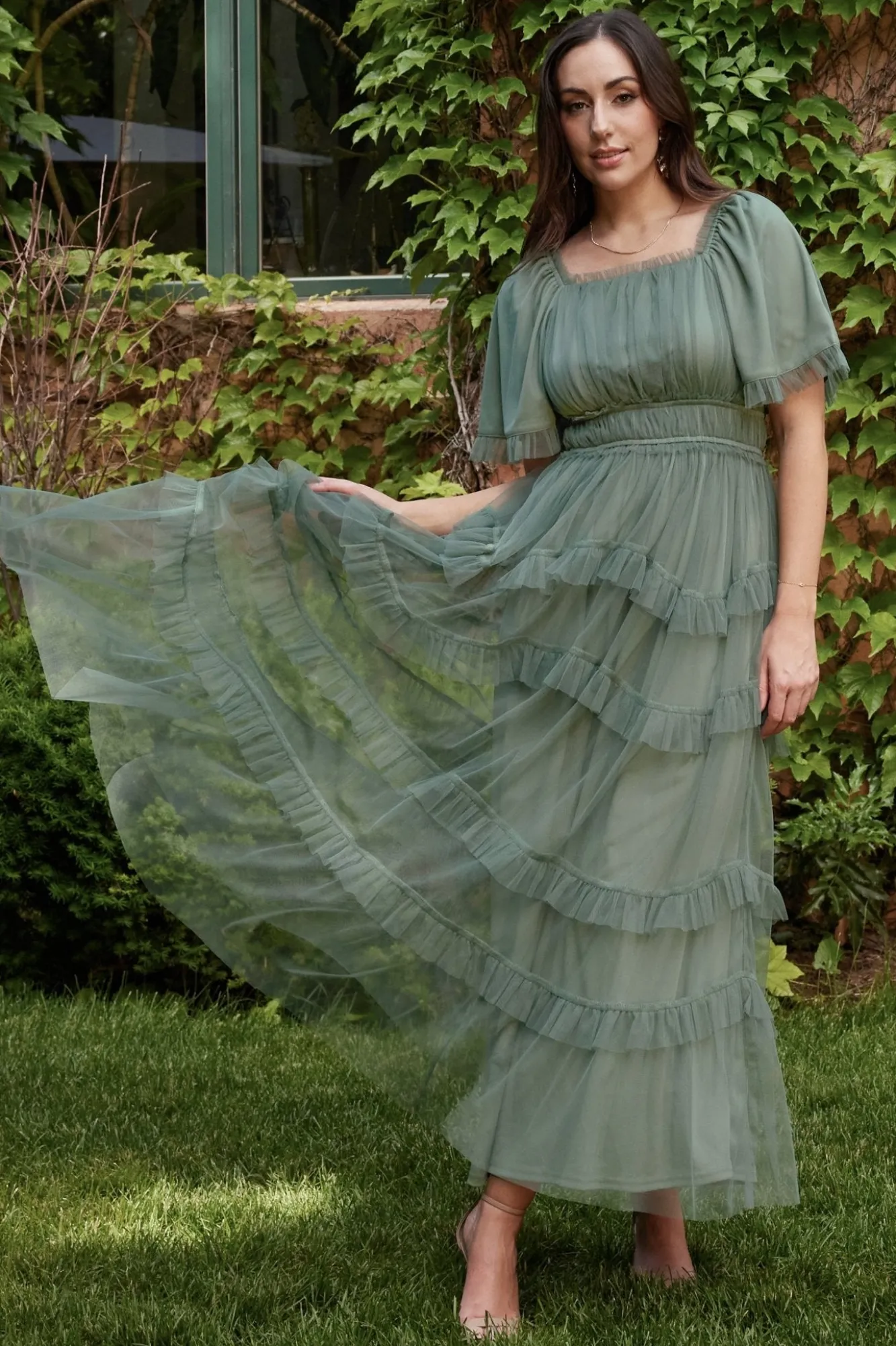 Baltic Born Magdalena Tulle Maxi Dress |