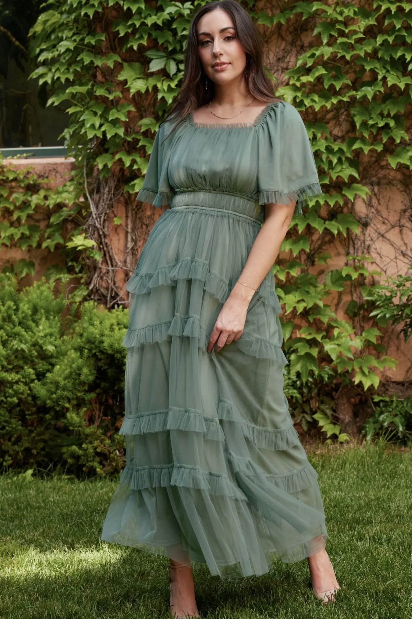 Baltic Born Magdalena Tulle Maxi Dress |