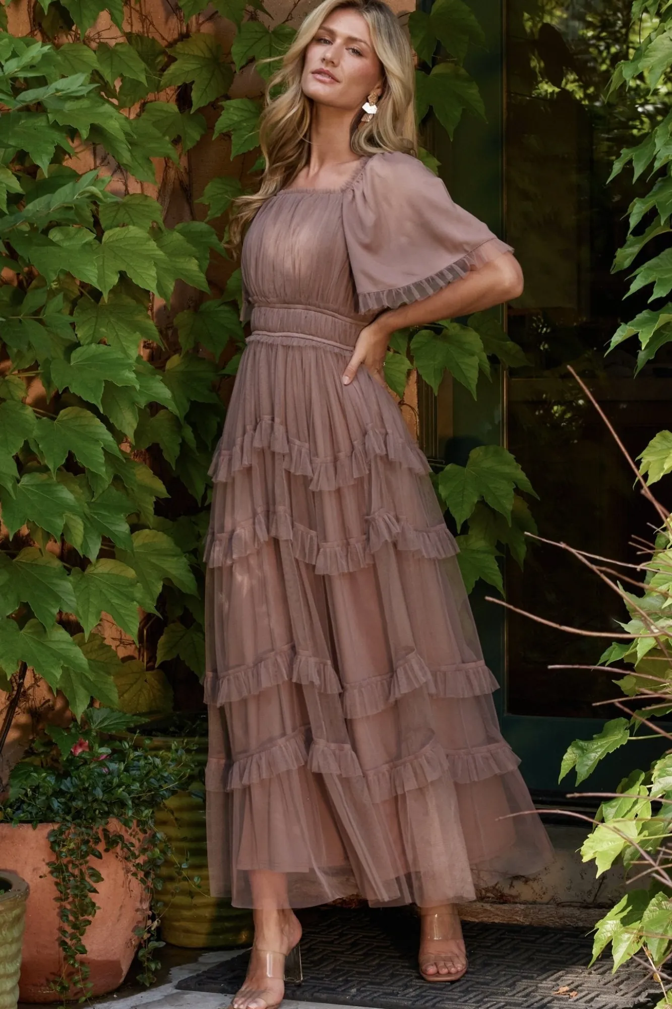 Baltic Born Magdalena Tulle Maxi Dress |