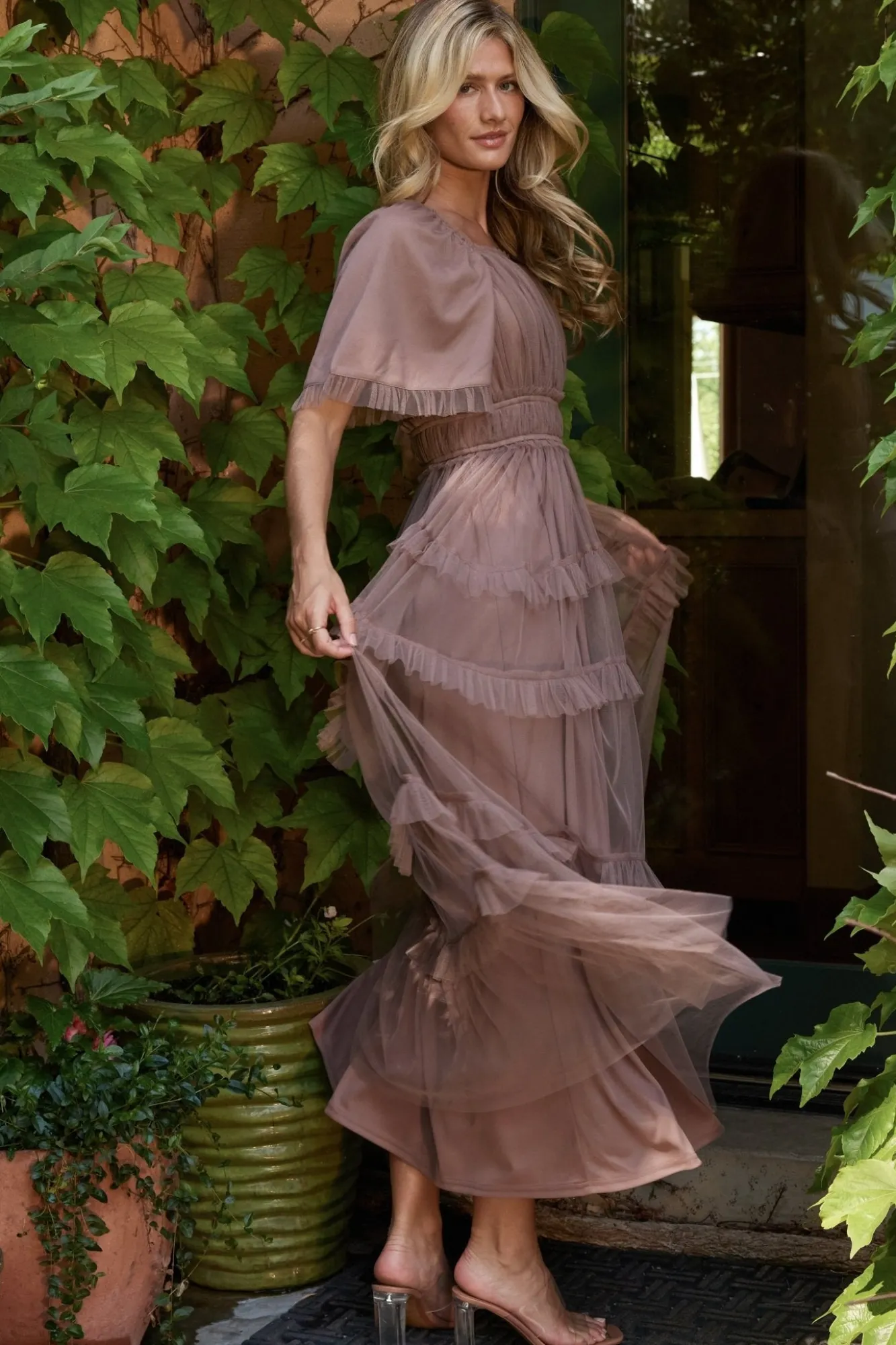 Baltic Born Magdalena Tulle Maxi Dress |