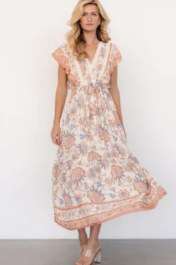 Baltic Born Maggie Maxi Dress | Cream Multi