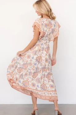 Baltic Born Maggie Maxi Dress | Cream Multi