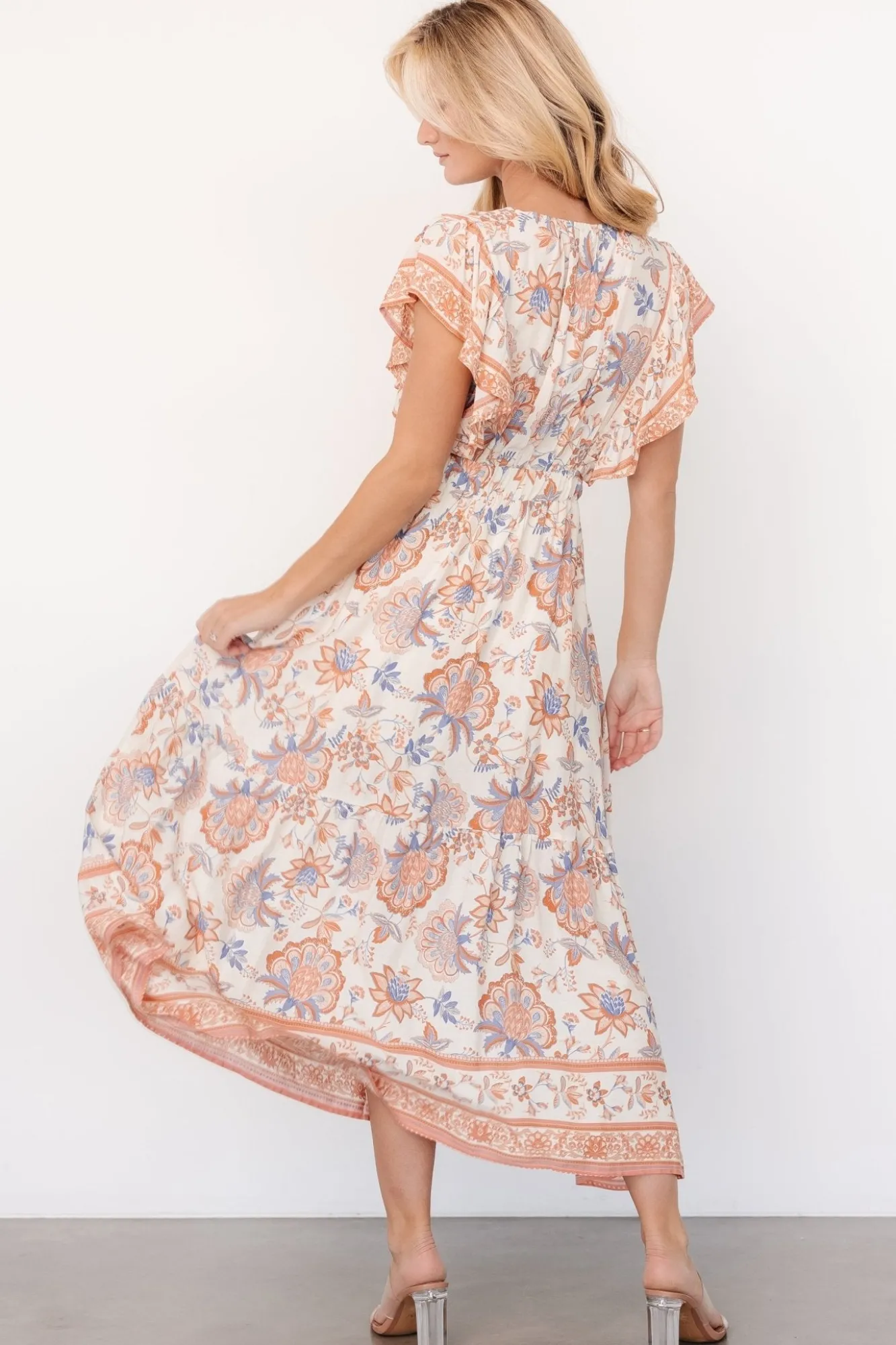 Baltic Born Maggie Maxi Dress | Cream Multi