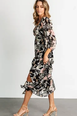 Baltic Born Maisie Maxi Dress | Black Floral