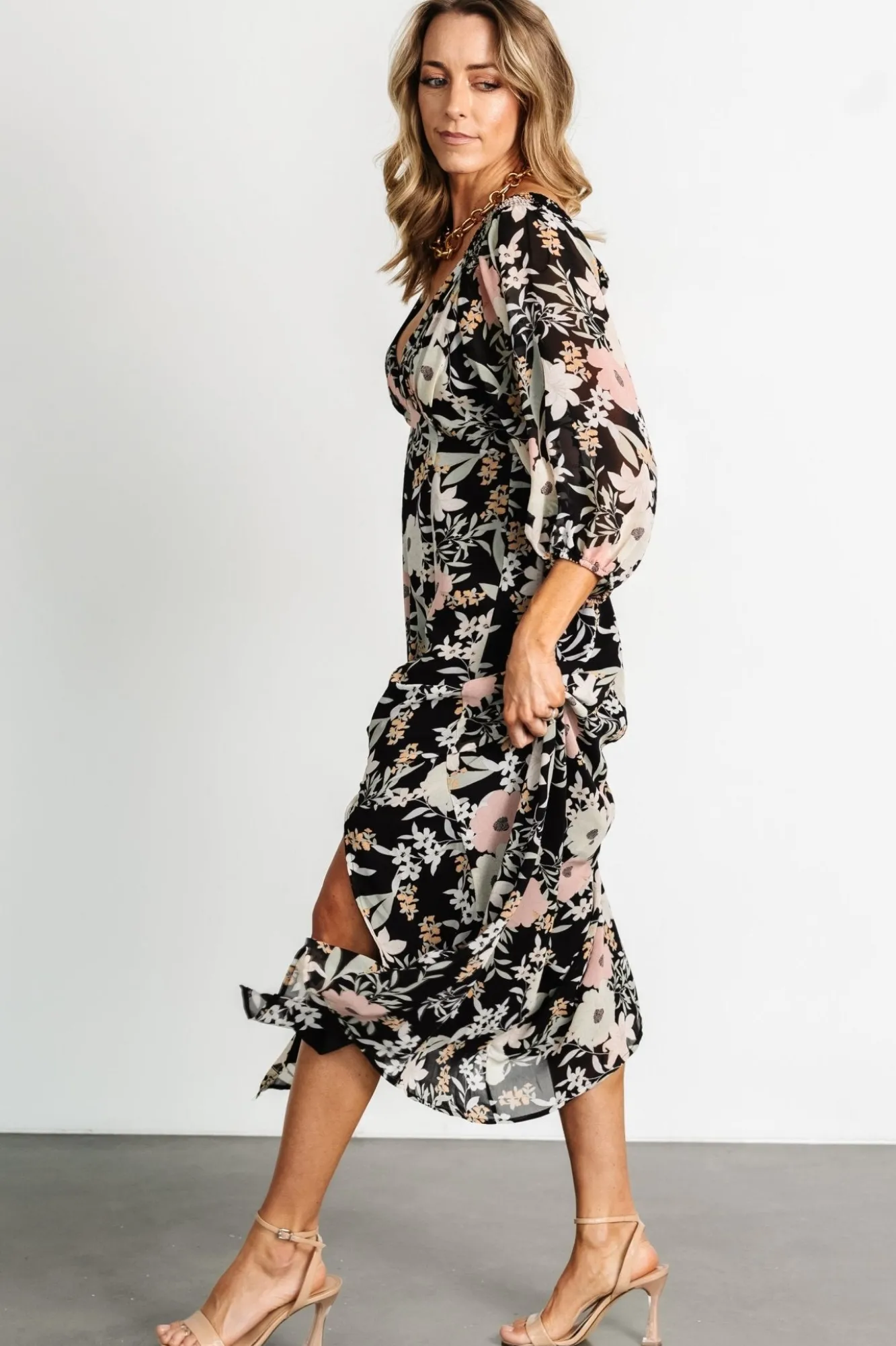 Baltic Born Maisie Maxi Dress | Black Floral
