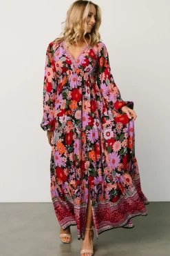 Baltic Born Malena Maxi Dress | Black Multi
