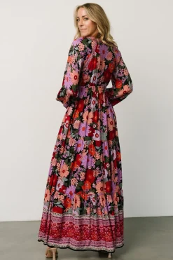 Baltic Born Malena Maxi Dress | Black Multi