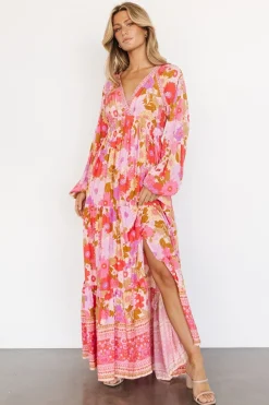 Baltic Born Malena Maxi Dress | Pink Multi