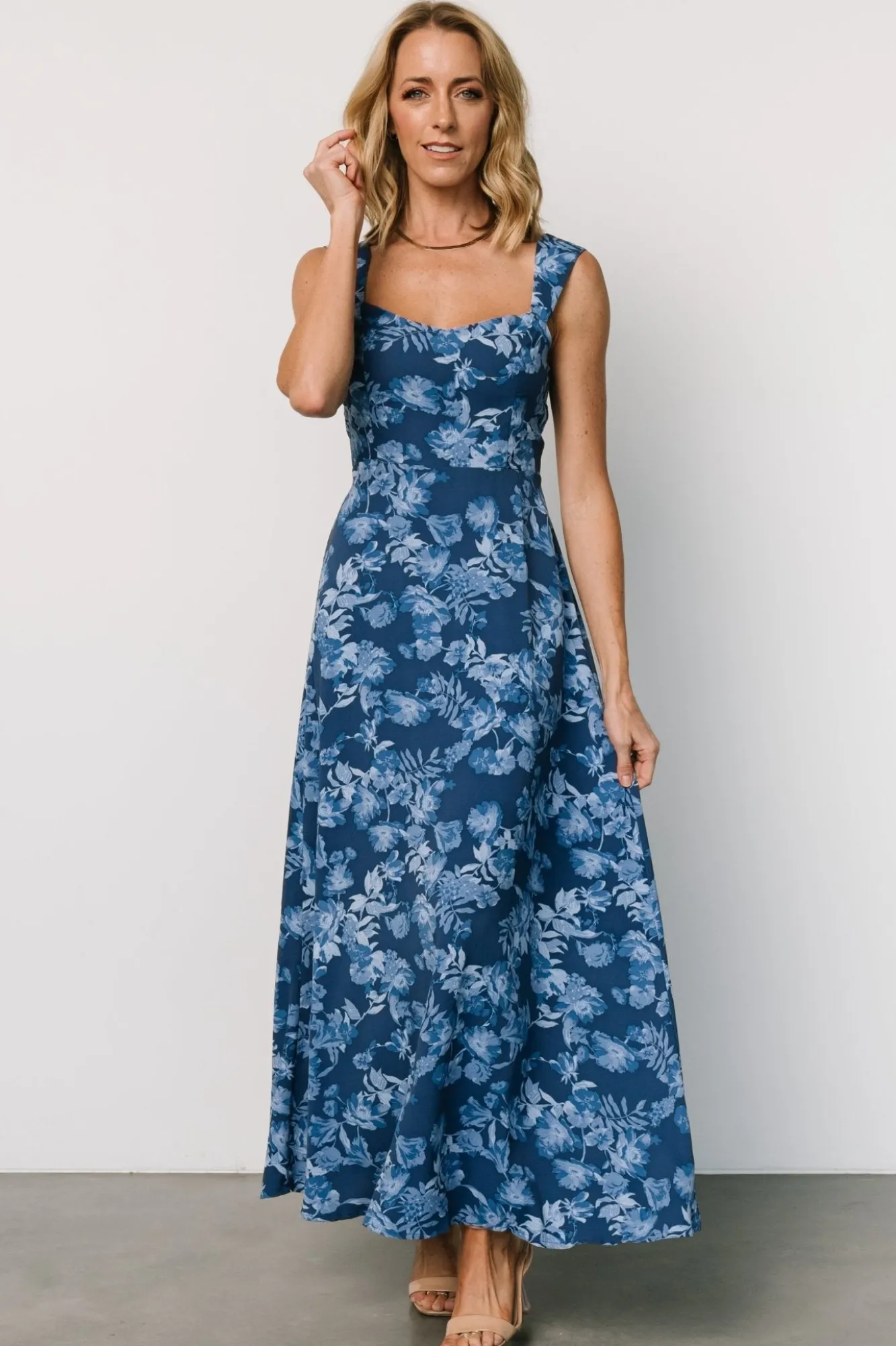 Baltic Born Mandy Maxi Dress | Blue Floral