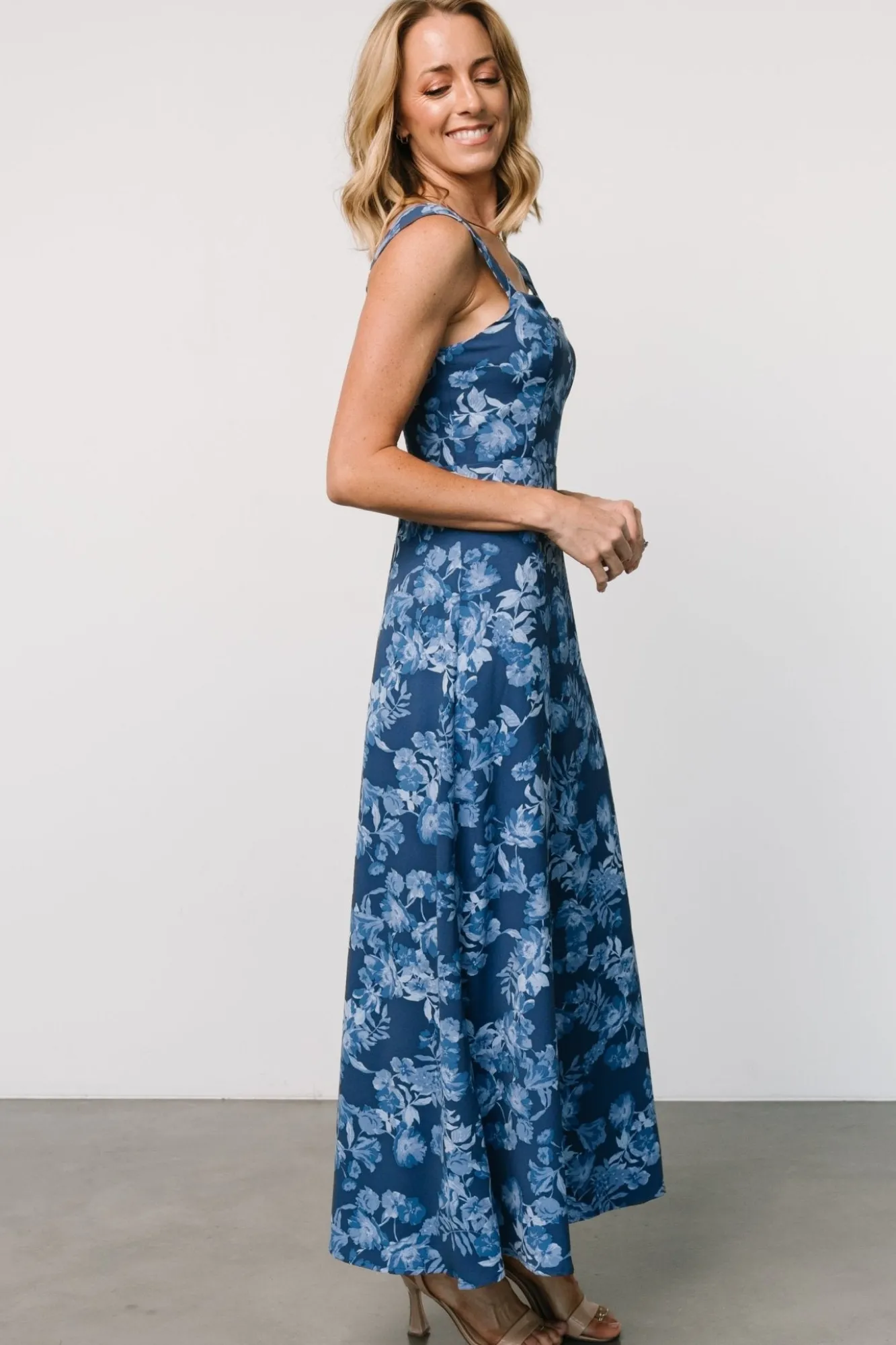 Baltic Born Mandy Maxi Dress | Blue Floral